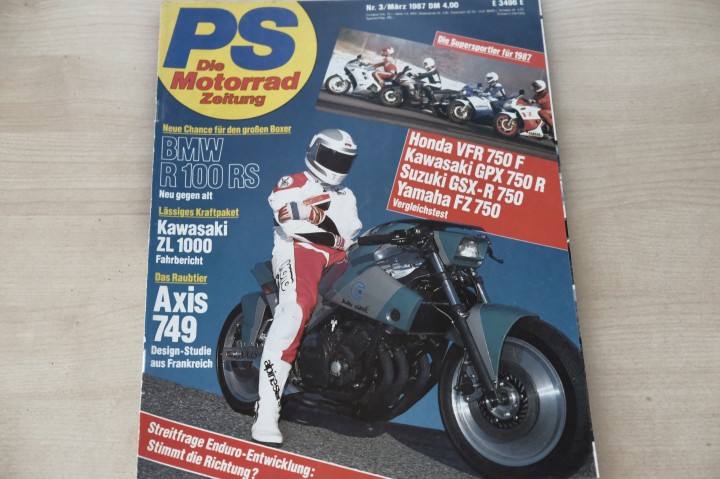Deckblatt PS Sport Motorrad (03/1987)